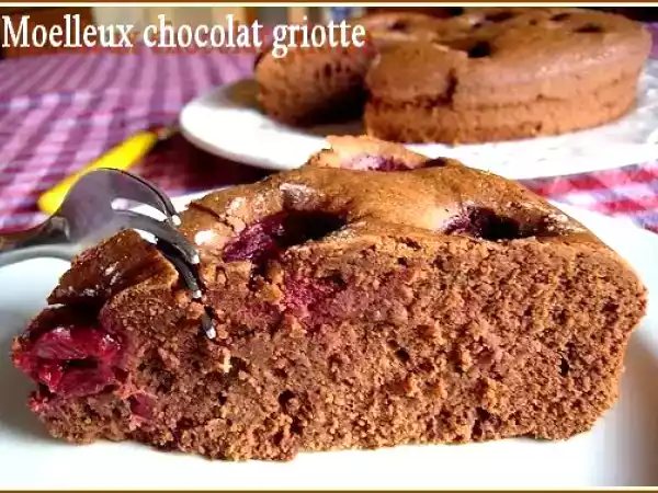 Recette Gâteau chocolat griotte