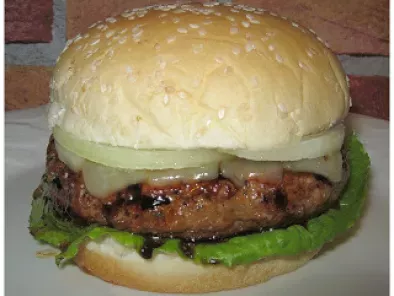 Recette Burger de porc haché façon côtes levées sucrées
