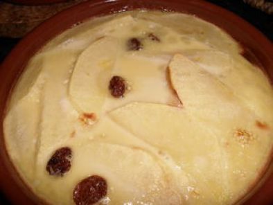 Recette Cassolette aux pommes et raisins secs
