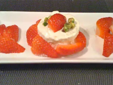 Recette Sabayon glacé aux fraises et pistaches
