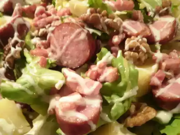 Recette Salade franc-comtoise.