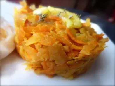 Recette Chou rave et carottes au gingembre et aux citrons confits