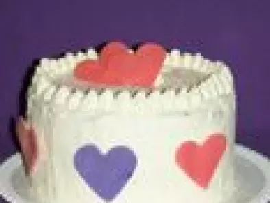 Recette Gâteau st valentin chocolat et coeur mousseux à la framboise