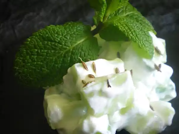Recette Raïta de concombre (0.5 pt ww)