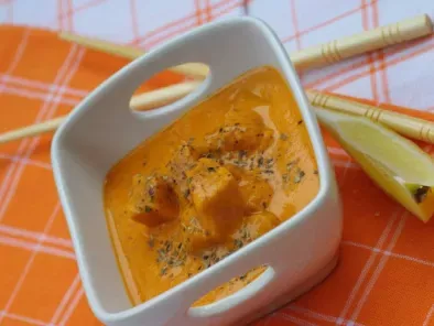 Recette Curry de thon albacore aux tomates et lait de coco