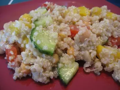 Recette Quinoa à la mangue et aux pois chiches