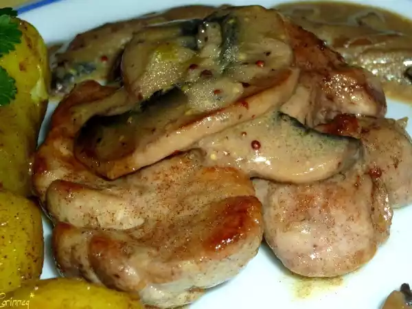 Recette Ris de veau sauce au porto et moutarde à l'ancienne