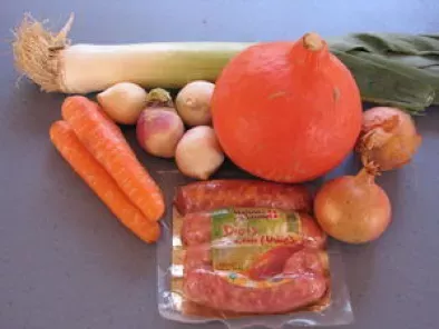 Recette Soupe de légumes aux diots de savoie