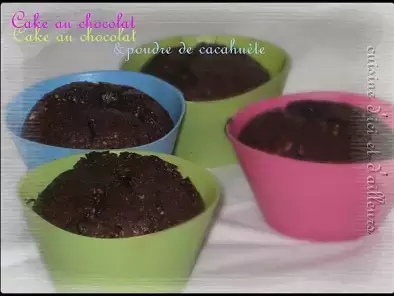 Recette Cake au chocolat & poudre de cacahuète