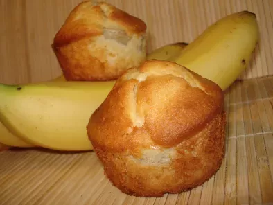 Recette Muffin des îles, rhum-banane.