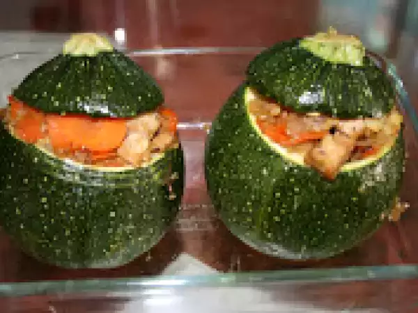Recette Courgettes farçies au tofu
