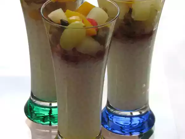 Recette Cocktail de fruits aux perles du japon