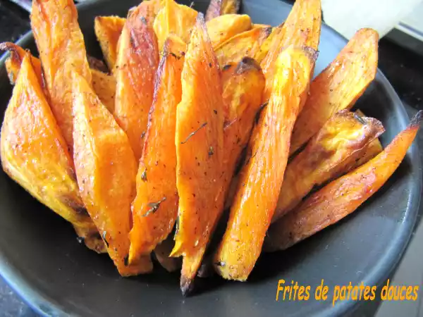 Recette Frites de patates douces