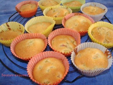Recette Mini muffins à la rhubarbe