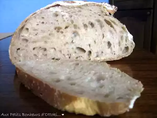 Recette Pain de campagne au levain de david