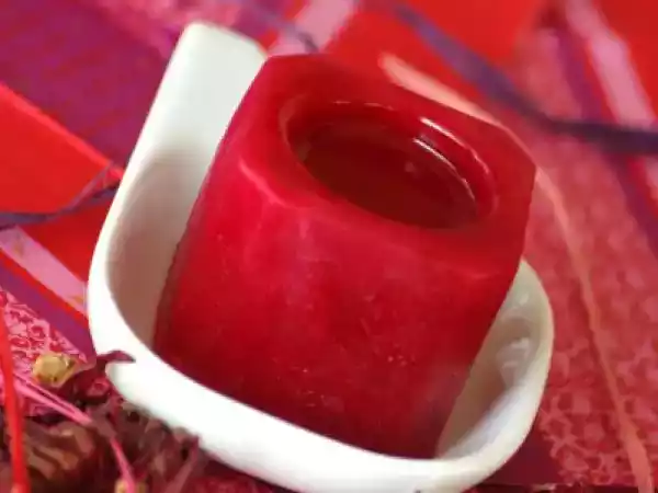 Recette Shooter à la pomme et à l'hibiscus