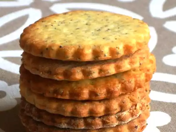 Recette Sablés au citron & aux graines de pavot