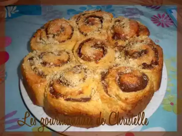 Recette Chinois à la pralinoise et aux noisettes.