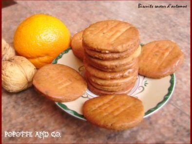 Recette Biscuits saveur d'automne