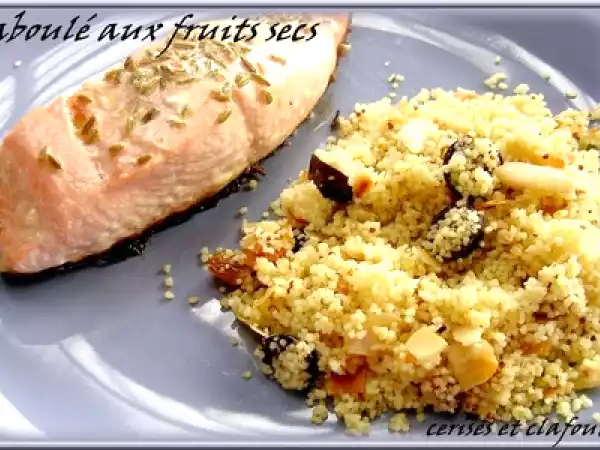 Recette Taboule aux fruits secs