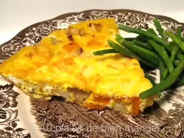 Recette Frittata de pommes de terre aux poivrons