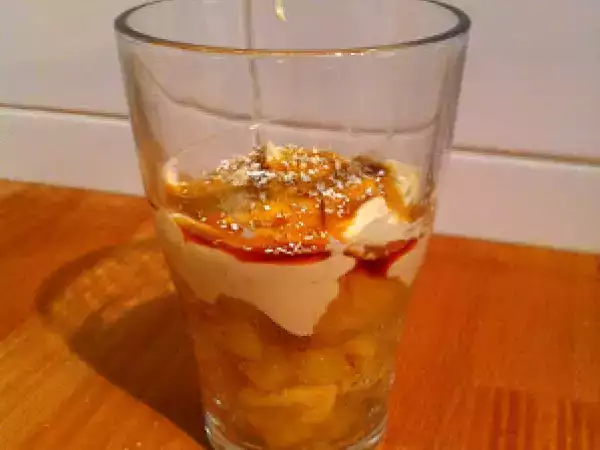 Recette Pommes cuites à la crème de speculoos