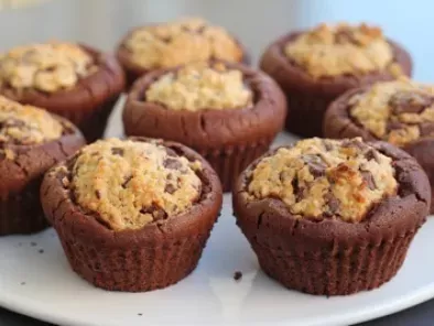 Recette Muffins mi-brownie mi-cookie