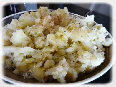 Recette Ecrasé de pommes de terre à l' huile de truffes et fève tonka