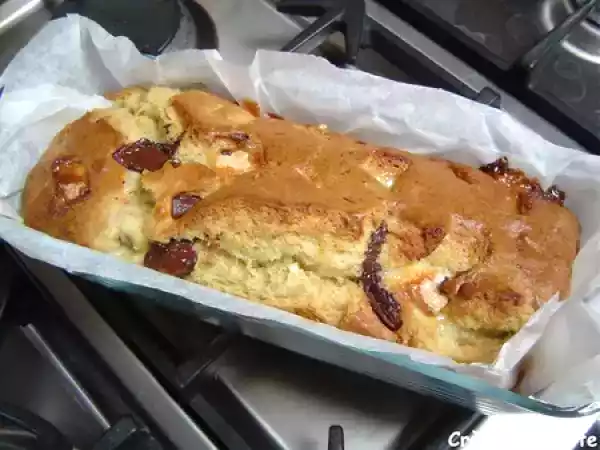 Recette Cake à la brousse, à la banane et au chocolat