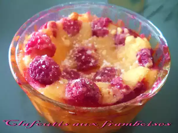 Recette Mini clafoutis aux framboises