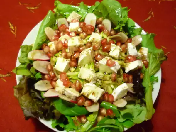 Recette Ma salade croquante