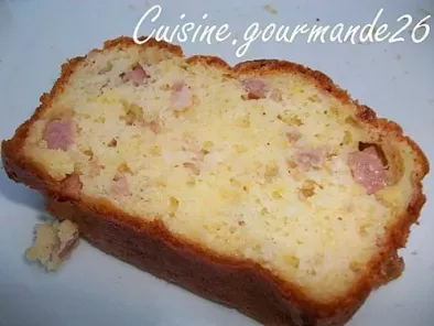Recette Cake jambon et lardons