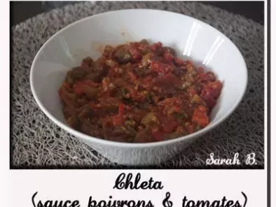 Recette Chleta (sauce aux poivrons et tomates)