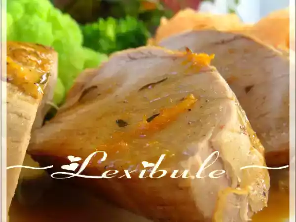 Recette Filet de porc à l'orange
