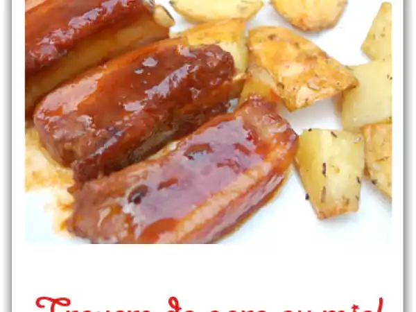 Recette Travers de porc au miel