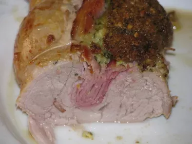 Recette Filet mignon de porc farci au pesto