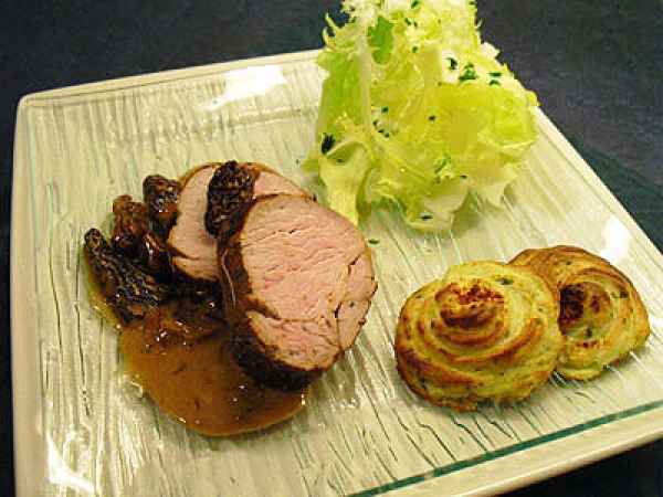 Recette de rôti de veau aux morilles savoureux
