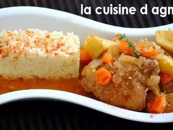 Recette Poulet tandoori aux pommes