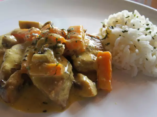 Recette Sauté de veau façon blanquette