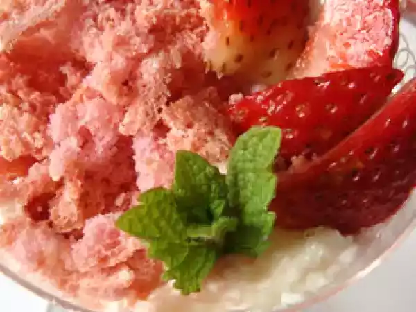 Recette Tiramisu italien aux fraises