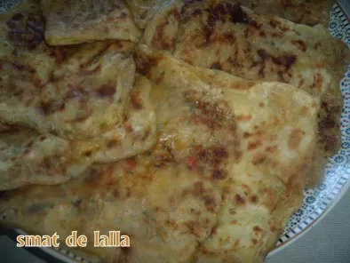 Recette Rghaifs dial khlii (crepes marocaine au viande sechee)