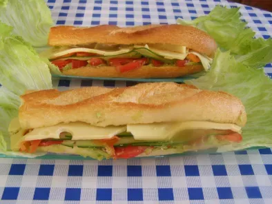 Recette Sandwich végétarien