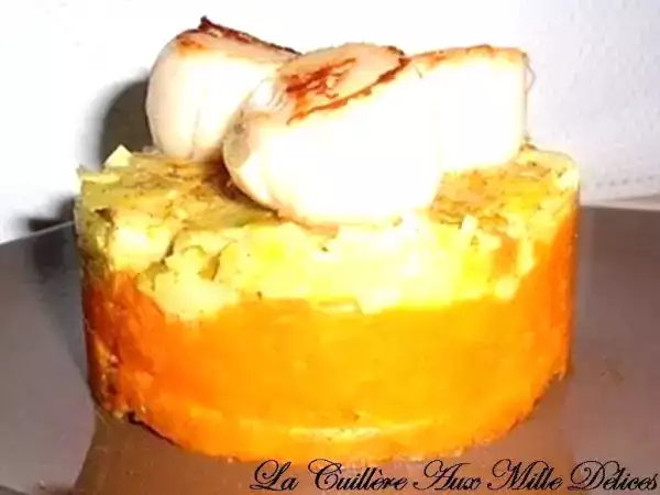 Recette Ecrasé de patate douce et sa fondue de poireaux