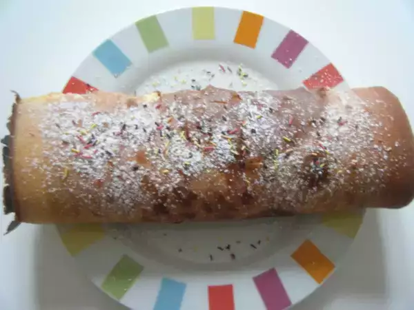 Recette Roulé à la confiture de mirabelles