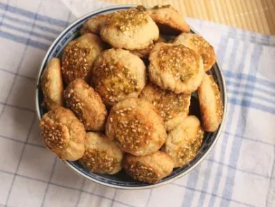 Recette Biscuits orientaux aux pistaches et au sésame