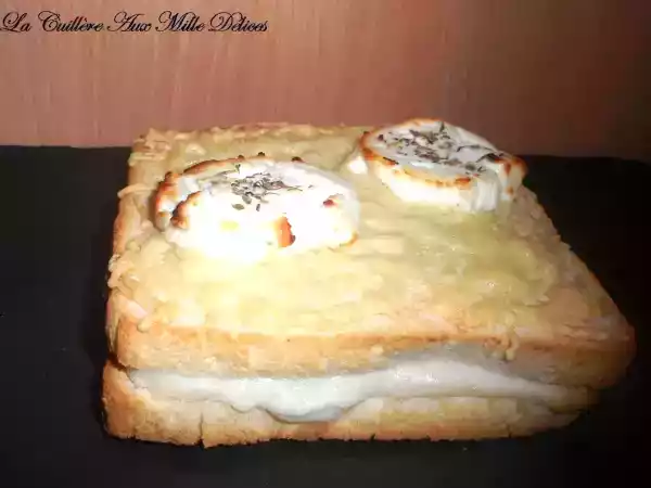 Recette Croque monsieur au chèvre