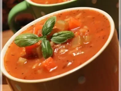 Recette Soupe tomates et riz