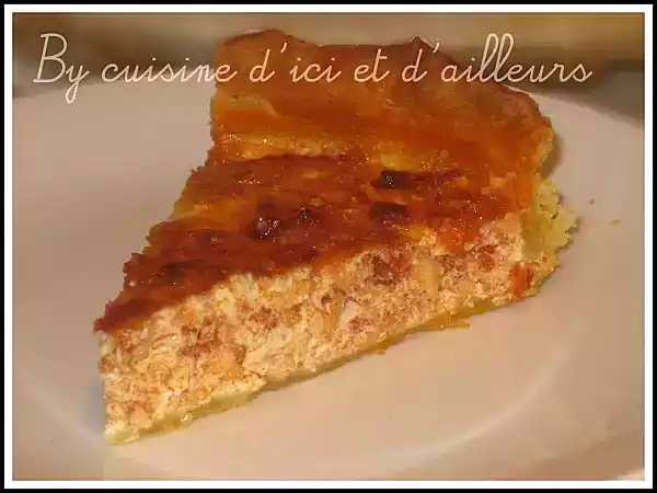 Recette Quiche au chorizo