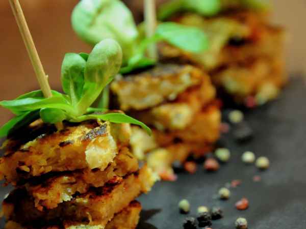 Recette de galettes de polenta savoureuses à la poêle