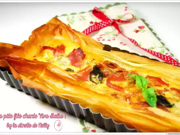 Recette Tarte italienne feuilletée à la pate filo